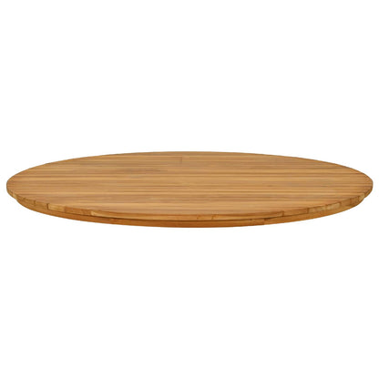 Tafelblad Ø 90 x 3,5 Rond Massief Teakhout Naturel
