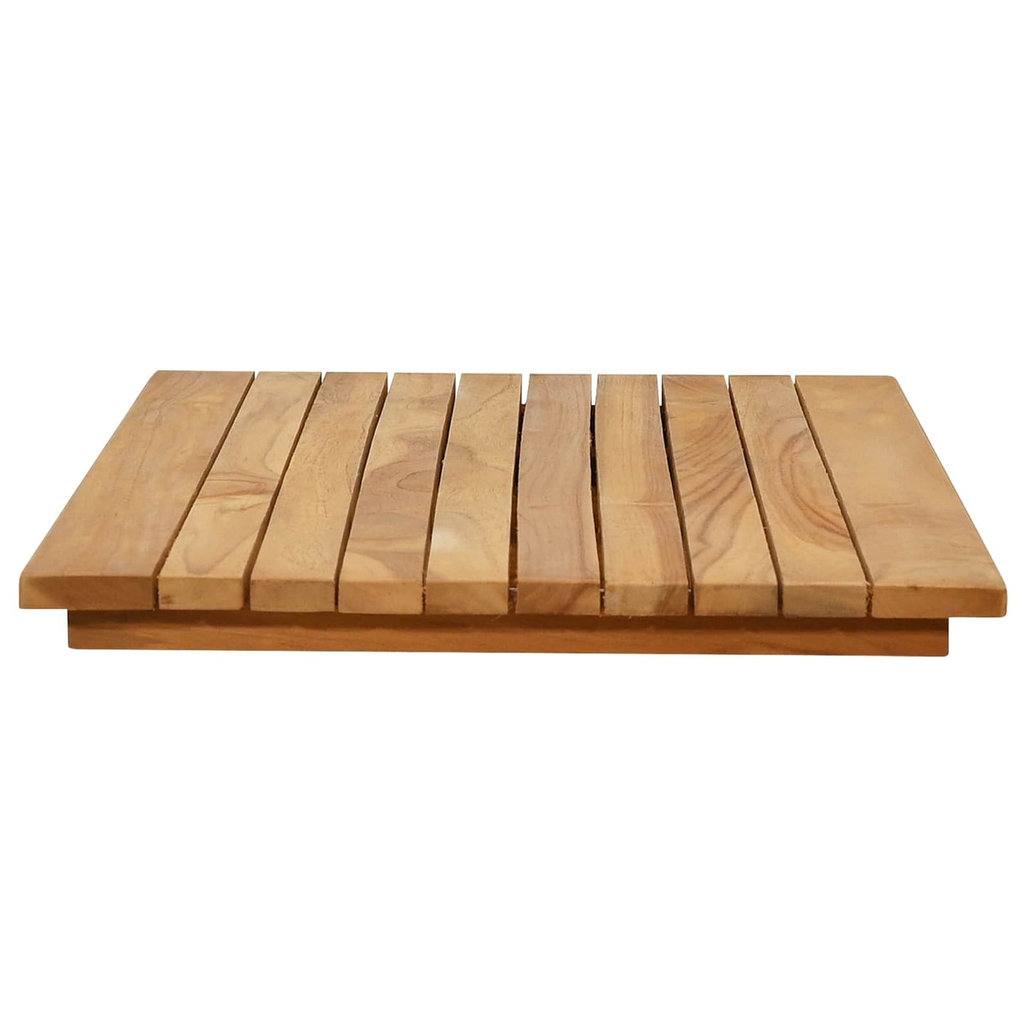 Tafelblad 80 x 40 x 3,5 cm Rechthoekig Massief Teakhout Naturel