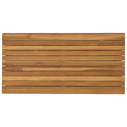 Tafelblad 90 x 45 x 3,5 cm Rechthoekig Massief Teakhout Naturel
