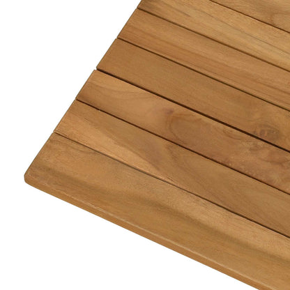 Tafelblad 100 x 50 x 3,5 cm Rechthoekig Massief Teakhout