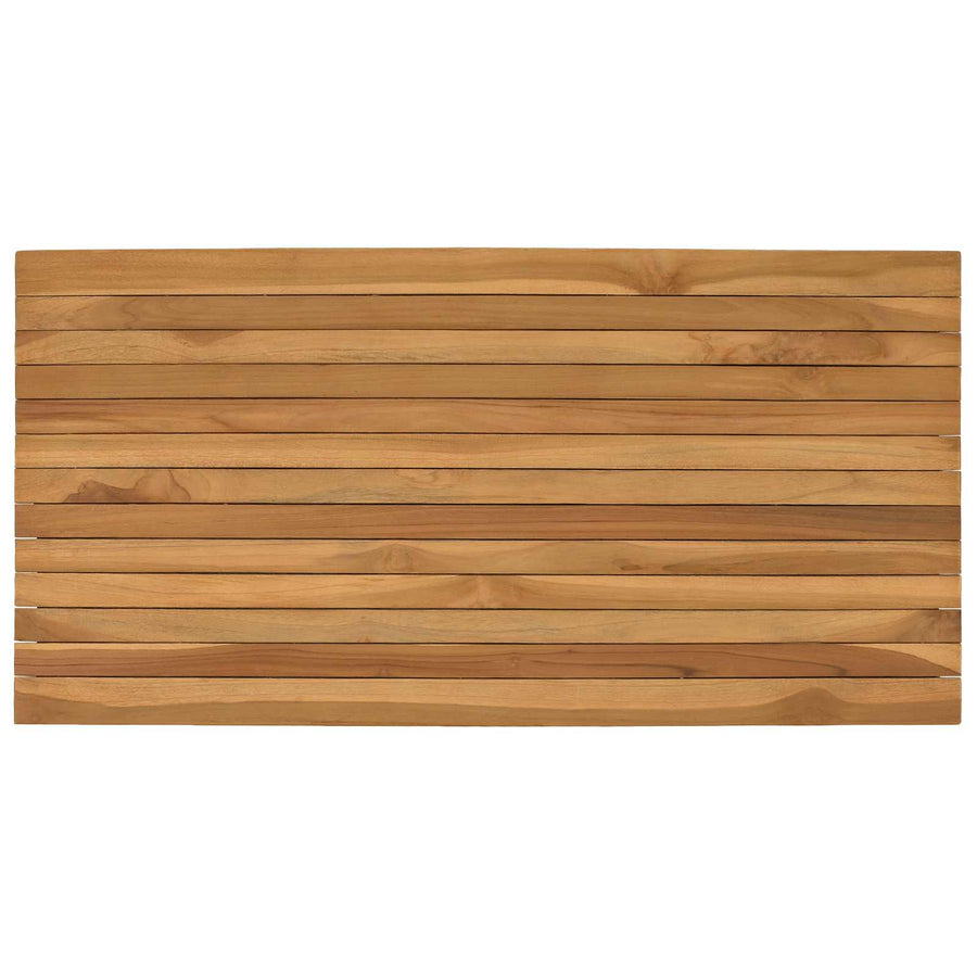 Tafelblad 100 x 50 x 3,5 cm Rechthoekig Massief Teakhout