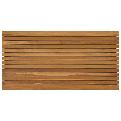 Tafelblad 110 x 55 x 3,5 cm Rechthoekig Massief Teakhout