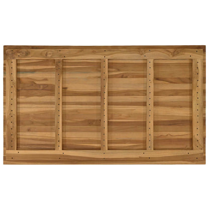 Tafelblad 120 x 70 x 3,5 cm Rechthoekig Massief Teakhout