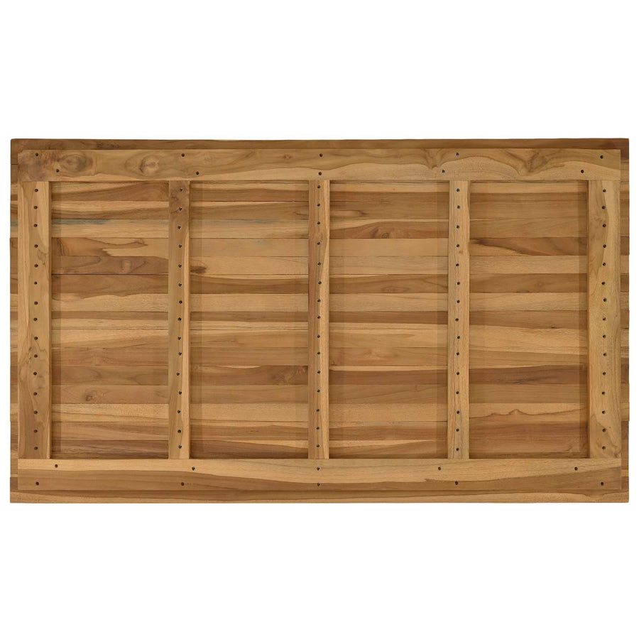 Tafelblad 120 x 70 x 3,5 cm Rechthoekig Massief Teakhout