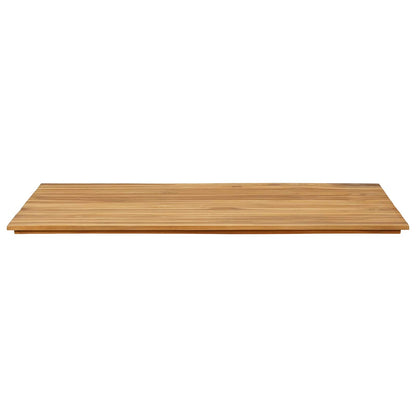 Tafelblad 120 x 70 x 3,5 cm Rechthoekig Massief Teakhout