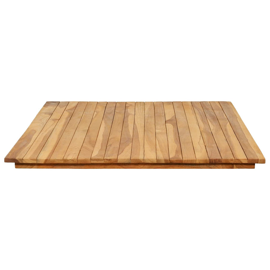 Tafelblad 120 x 70 x 3,5 cm Rechthoekig Massief Teakhout