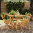 Folding Garden Chairs 6 pcs Natural 40 x 53 x 80 cm