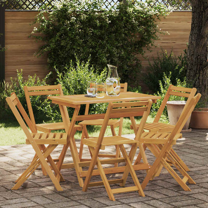 Opvouwbare Tuinstoelen 6 pcs Naturel 40 x 53 x 80 cm