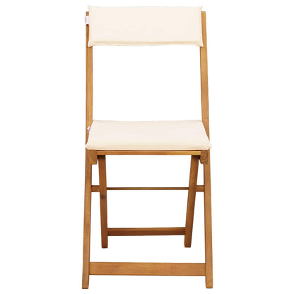 Bistrostoelen voor buiten 8 pcs Crèmewit 40 x 53 x 80 cm