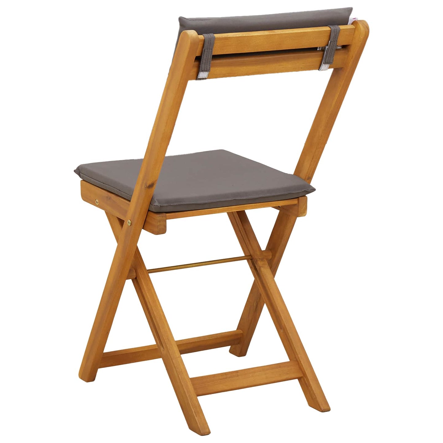 Bistrostoelen voor buiten 8 pcs Donkergrijs 40 x 53 x 80 cm