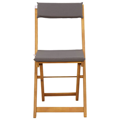 Bistrostoelen voor buiten 8 pcs Donkergrijs 40 x 53 x 80 cm