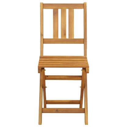 Bistrostoelen voor buiten 8 pcs Naturel 40 x 42 x 85 cm