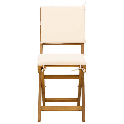 Bistrostoelen voor buiten 6 pcs Crèmewit 38 x 46 x 85 cm