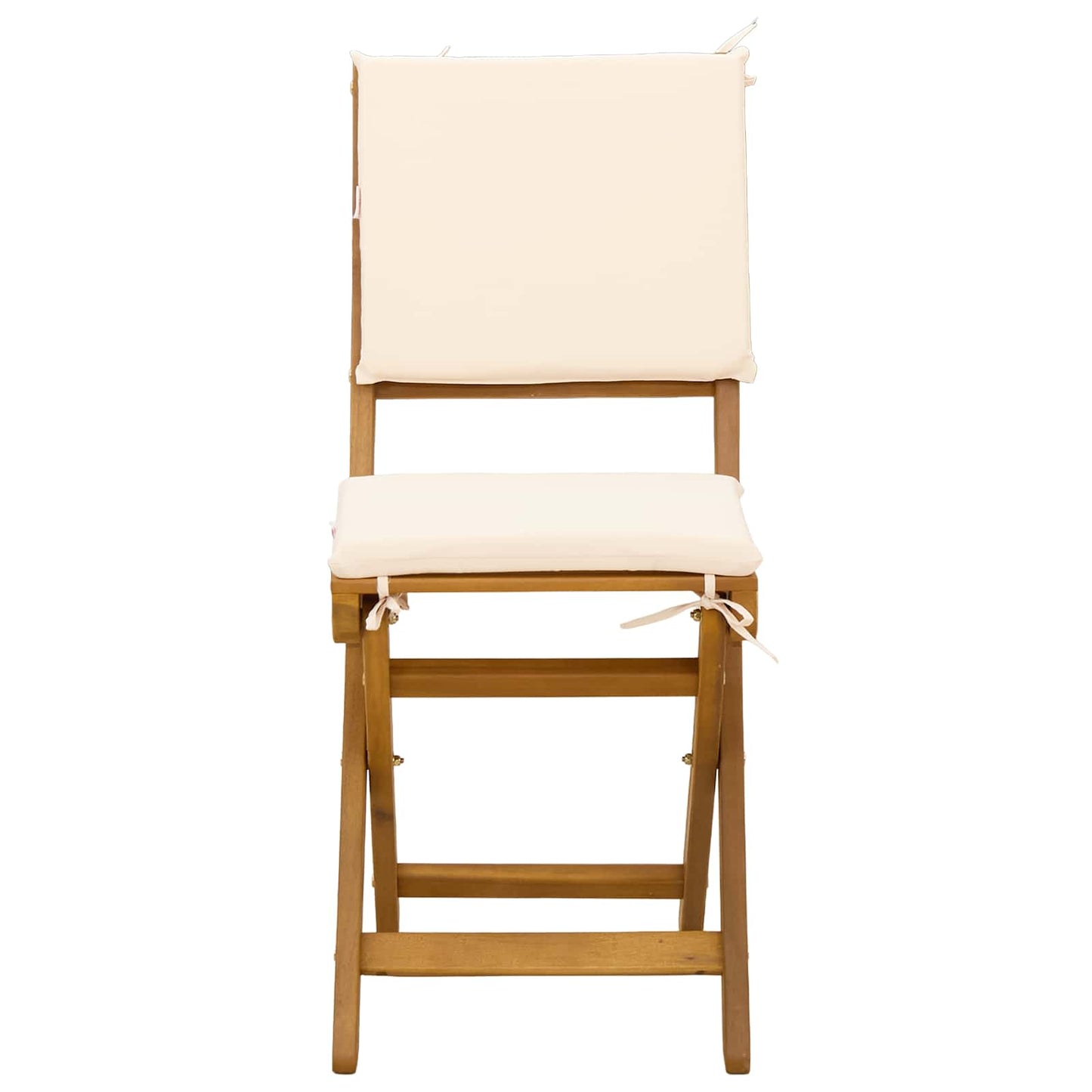 Bistrostoelen voor buiten 8 pcs Crèmewit 38 x 46 x 85 cm