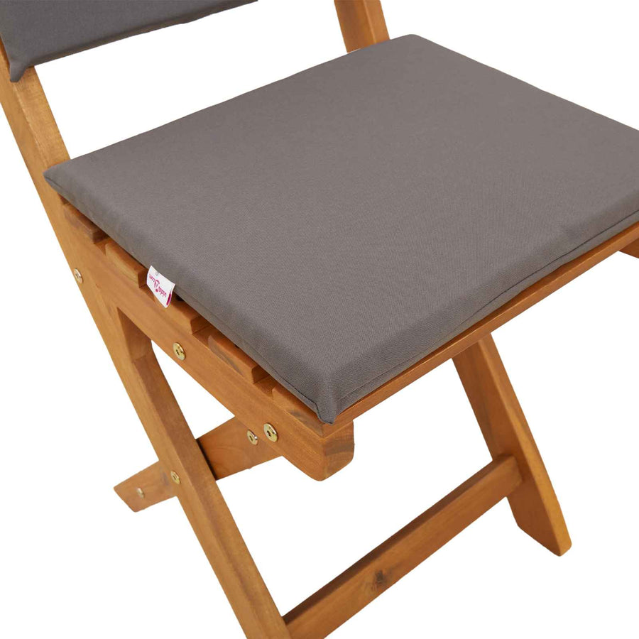 Bistrostoelen voor buiten 8 pcs Donkergrijs 38 x 46 x 85 cm