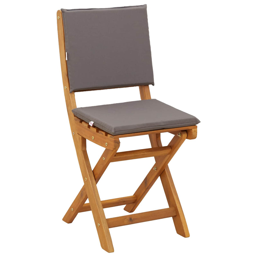 Bistrostoelen voor buiten 8 pcs Donkergrijs 38 x 46 x 85 cm