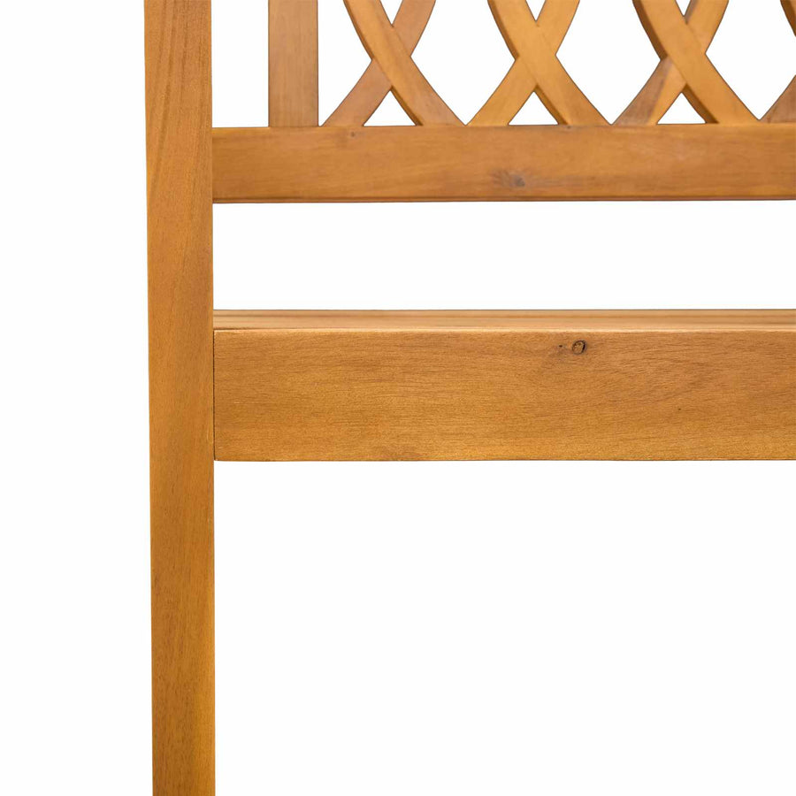 Tuinbank 4 pcs Naturel 56 x 55,5 x 90 cm Massief Acaciahout