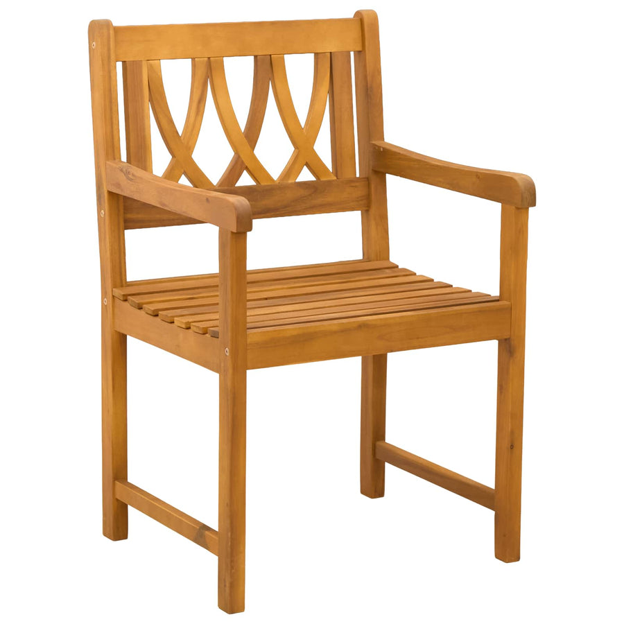 Tuinbank 4 pcs Naturel 56 x 55,5 x 90 cm Massief Acaciahout