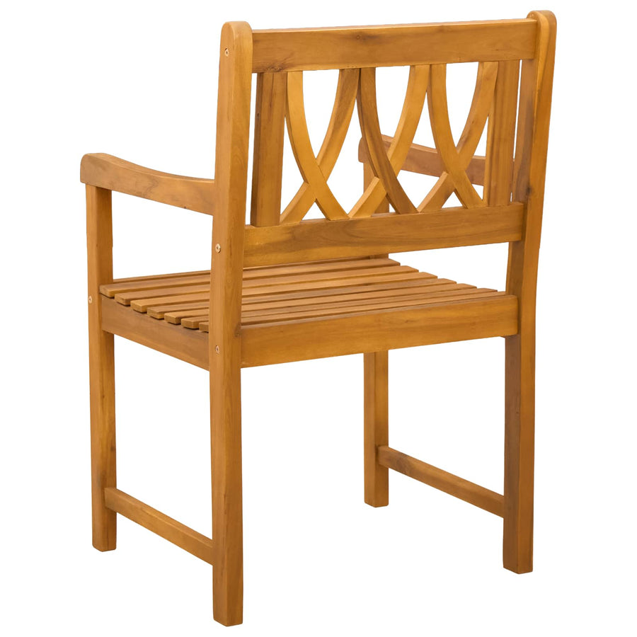Tuinbank 4 pcs Naturel 56 x 55,5 x 90 cm Massief Acaciahout