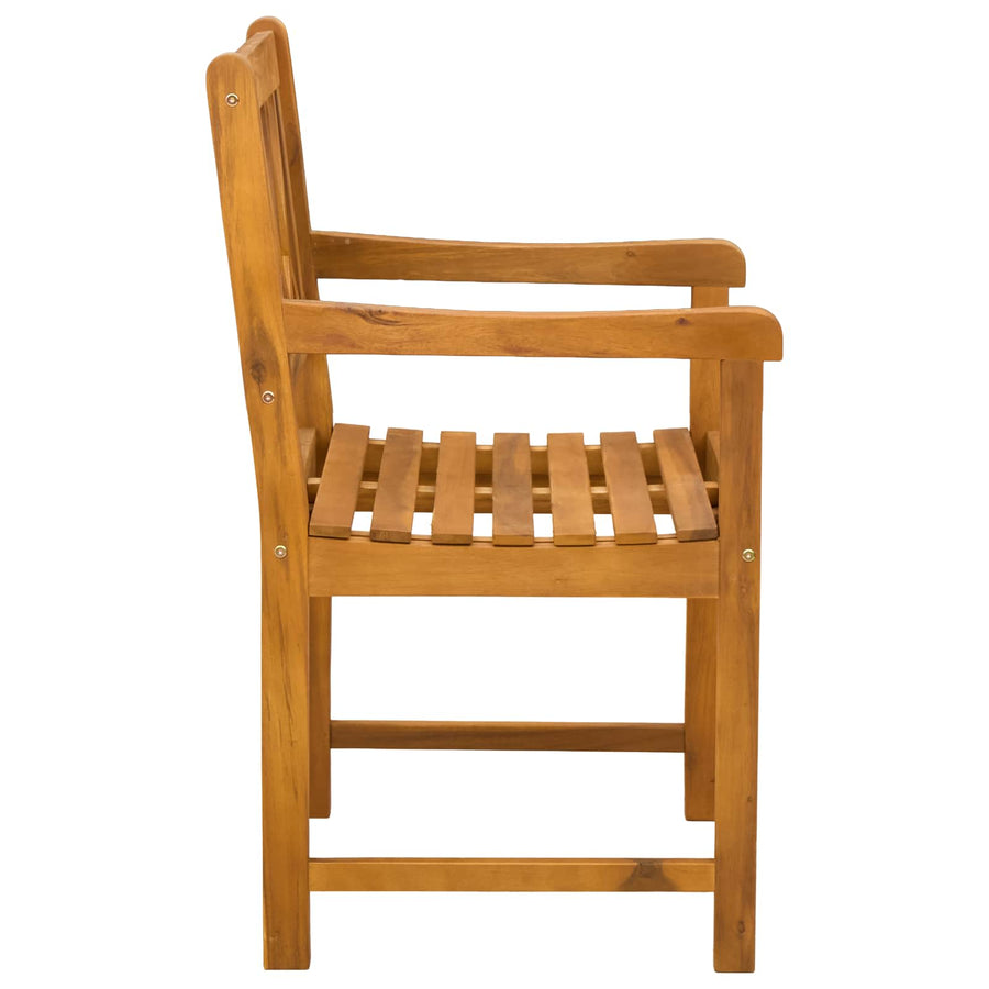 Tuinbank 4 pcs Naturel 56 x 55,5 x 90 cm Massief Acaciahout