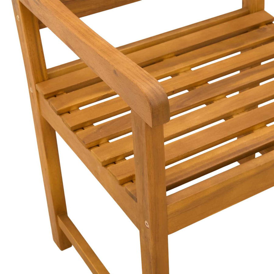 Tuinbank 8 pcs Naturel 56 x 55,5 x 90 cm Massief Acaciahout