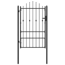 Hekpoort met slot Asten Zwart 150 x 88 cm Staal