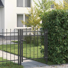Gate HORST 100 x 100 cm Metal Black Lockable