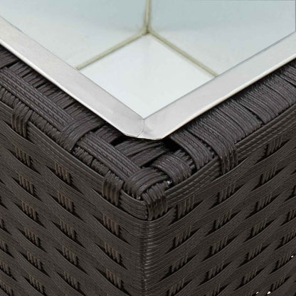 Tuinset 3 pcs Zwart Metaal