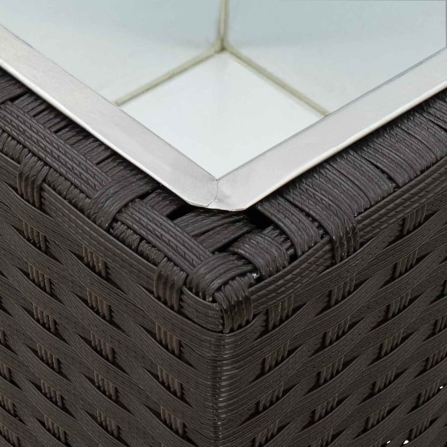 Tuinset 3 pcs Zwart Metaal