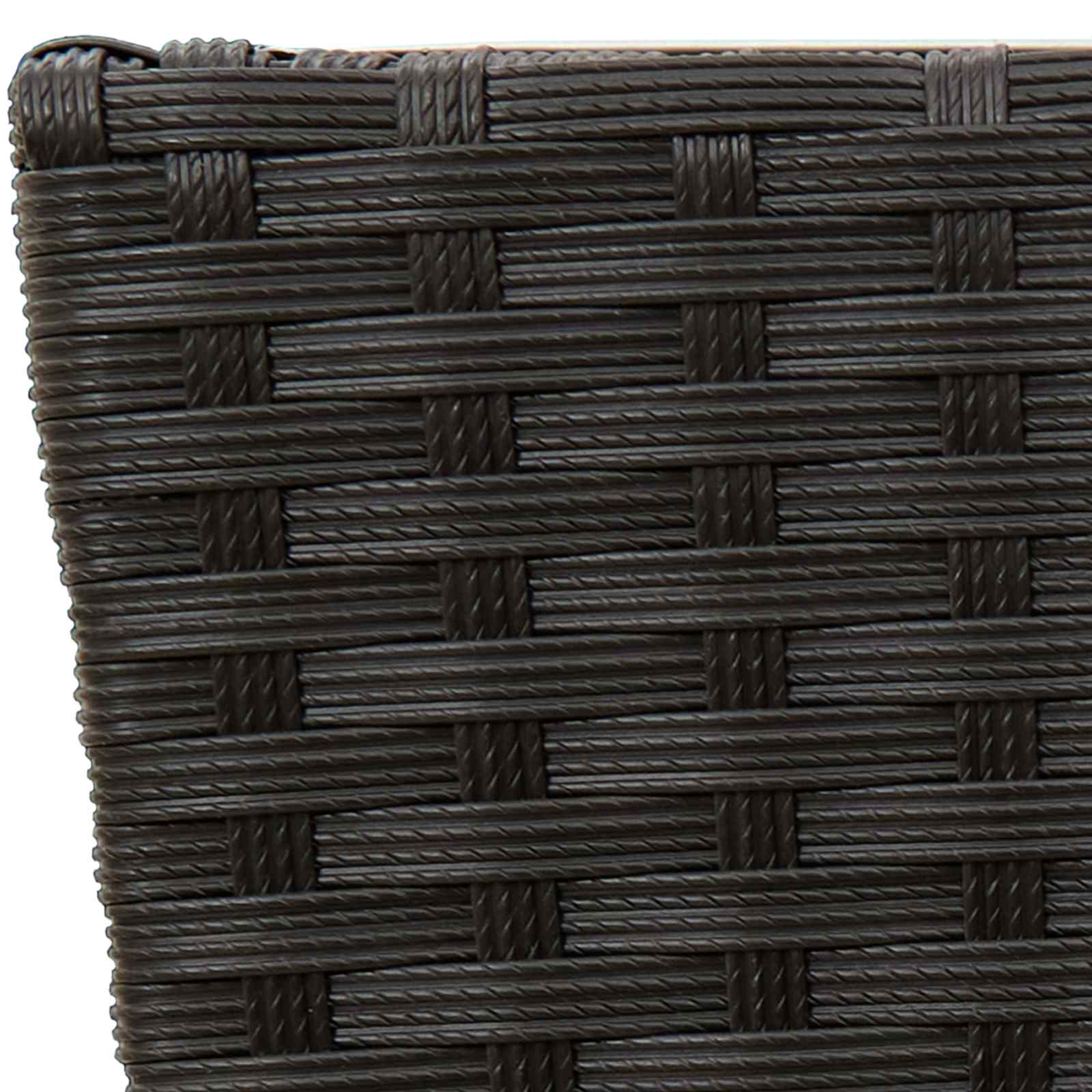 Tuinset 3 pcs Zwart Metaal