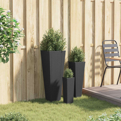 Tuinset 3 pcs Zwart Metaal