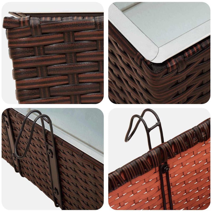 Reling Metaal Bruin 50 cm