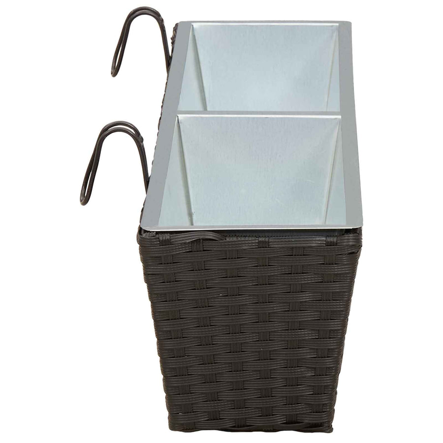 Reling Metaal Zwart 80 cm