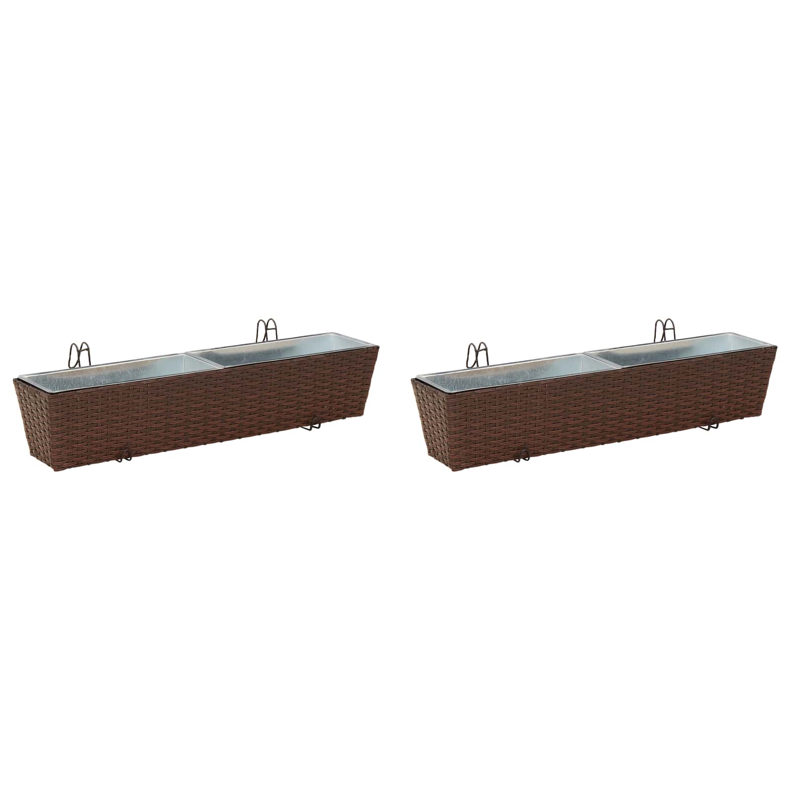 Reling Metaal Bruin 80 cm