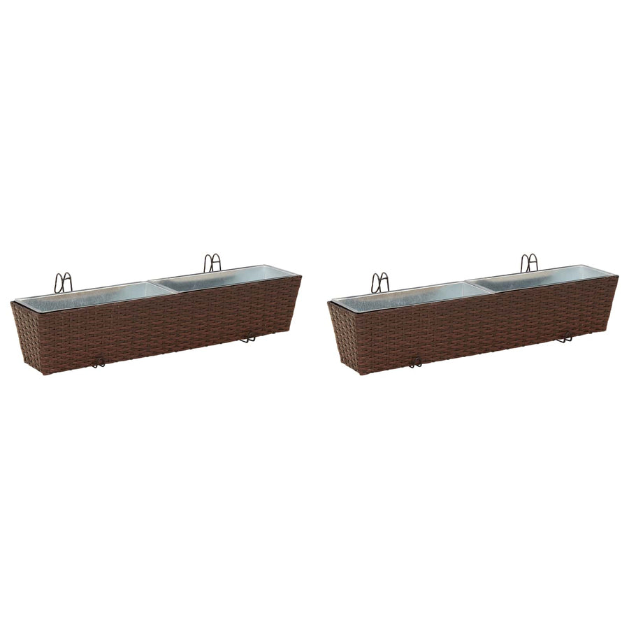 Reling Metaal Bruin 80 cm