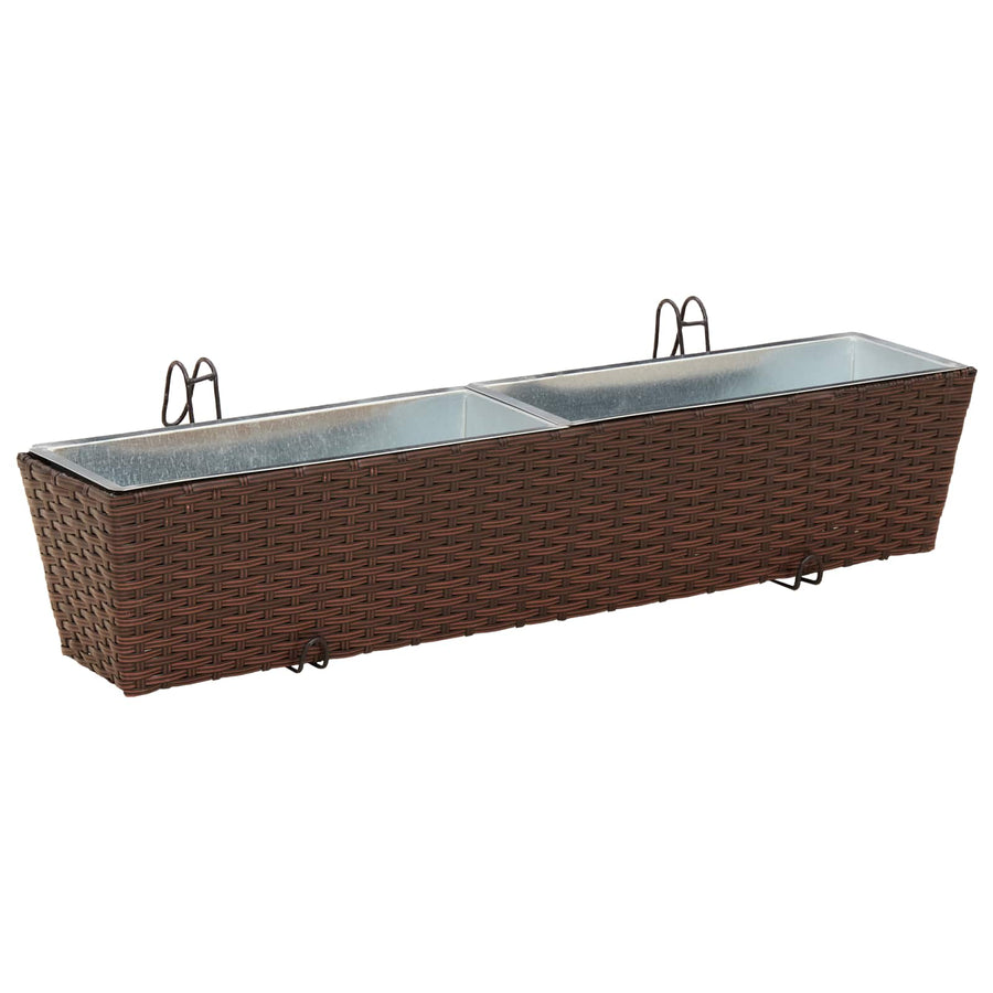 Reling Metaal Bruin 80 cm