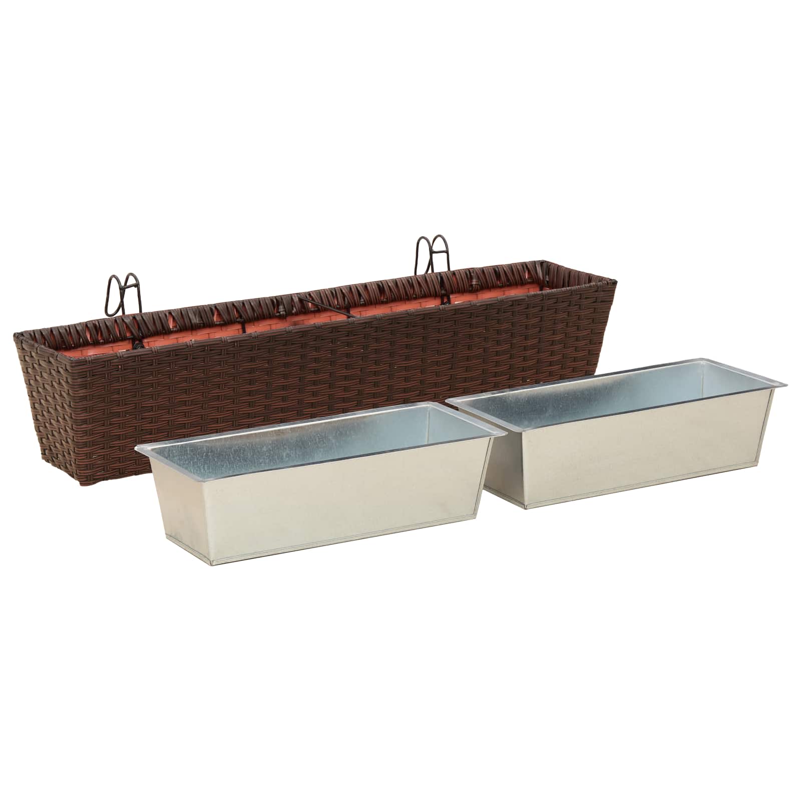 Reling Metaal Bruin 80 cm