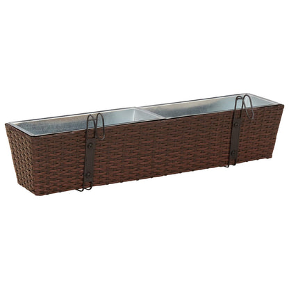 Reling Metaal Bruin 80 cm