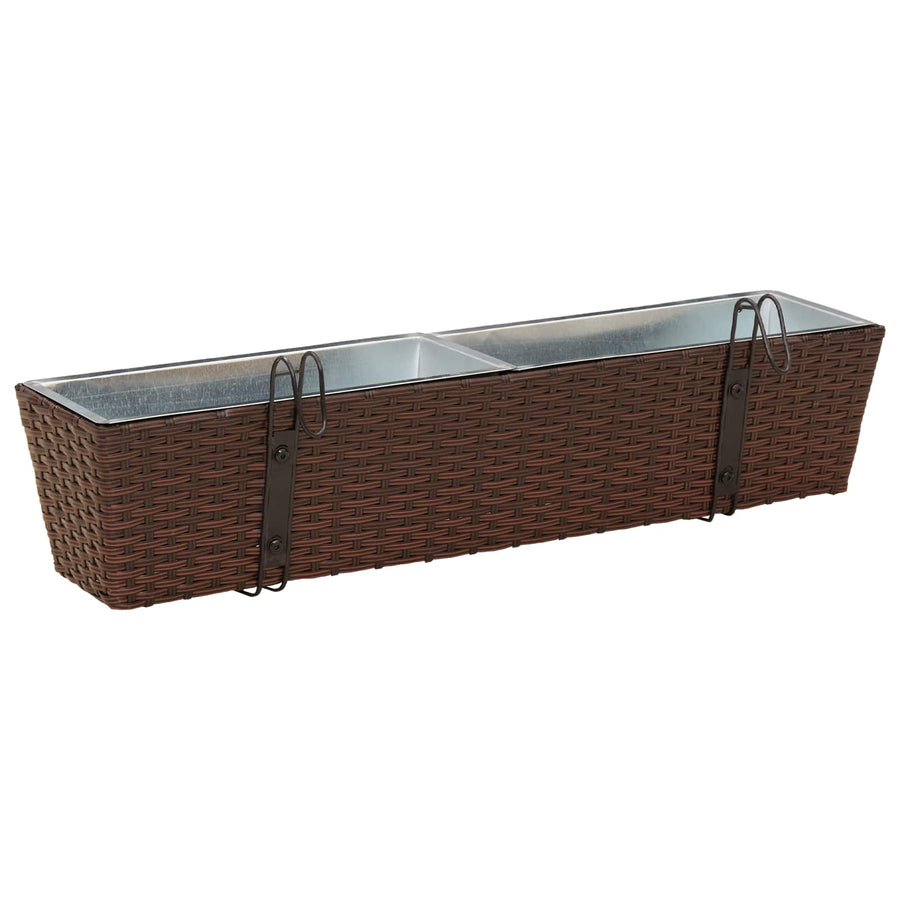 Reling Metaal Bruin 80 cm