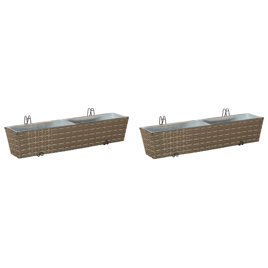 Reling Metaal Grijs 80 cm
