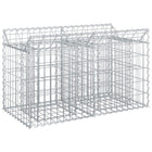 Gabion Raised Bed Silver 100 x 50 x 60 cm