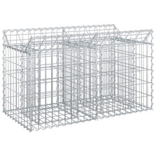 Gabion Verhoogd Bed Zilver 100 x 50 x 60 cm