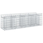 Gabion Raised Bed Silver 200 x 50 x 60 cm