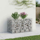 Gabion Raised Bed Silver 50 x 100 x 60 cm