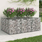 Gabion Raised Bed Silver 150 x 100 x 60 cm