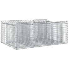 Gabion Verhoogd Bed Zilver 150 x 100 x 60 cm