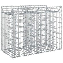 Gabion Verhoogd Bed Zilver 100 x 50 x 80 cm