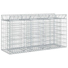 Gabion Raised Bed Silver 150 x 50 x 80 cm