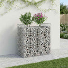 Gabion Raised Bed Silver 50 x 100 x 100 cm