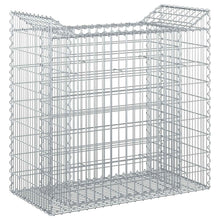 Gabion Verhoogd Bed Zilver 50 x 100 x 100 cm